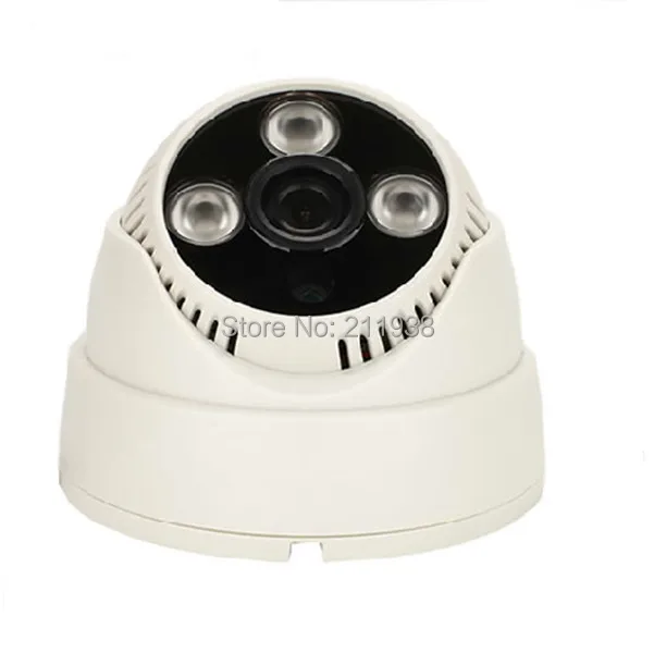 

plug and play HD 1280*720P indoor ip camera dome 3.6mm lens wide angle array led ONVIF