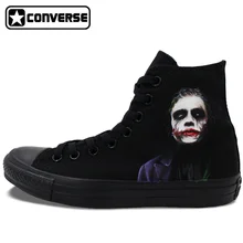 Converse Chuck Taylor Hand Painted Shoes Custom Design Joker Batman Men Women’s Sneakers High Top Skateboarding Shoes