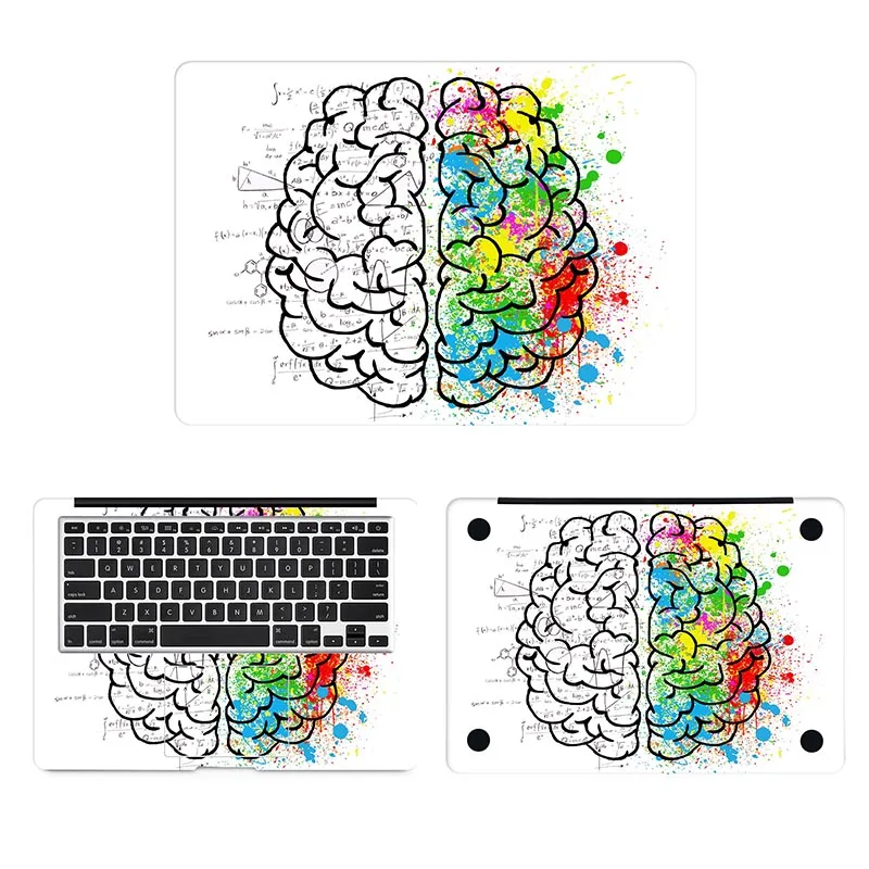 Aliexpress.com : Buy Right &amp; Left Brain Laptop Sticker for Macbook ...
