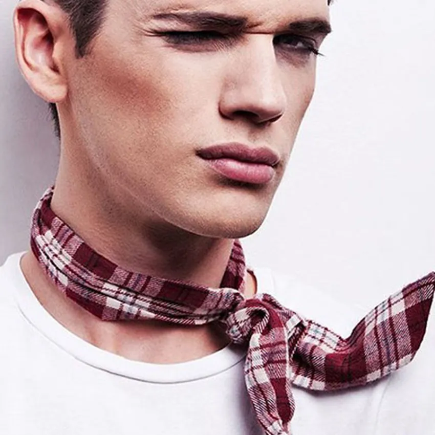 Bufandas Mujer 2015 Hot Fashion Neck Scarves Men Small Plaid Shawl Wrap