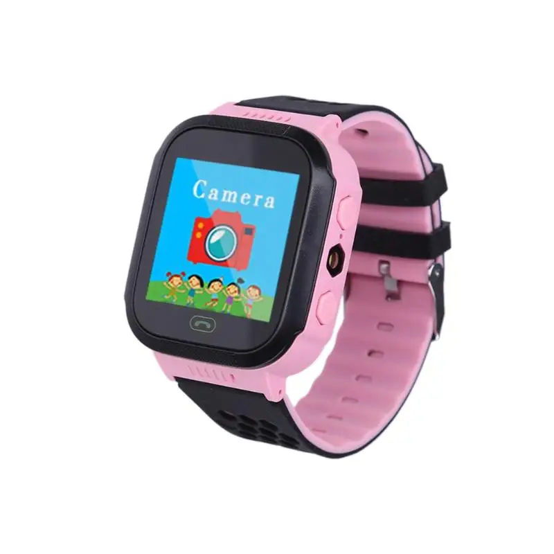 Детские умные часы-браслет с поддержкой 1,44 дюйма Сенсорный экран LBS позиционирования удаленный Смарт-часы с мониторингом освещения SOS часы
