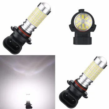 

AGLINT 2pcs 9006 HB4 Fog Lamps LED Car Bulbs DRL Universal Lamp 6000K White Auto Fog Lamp Day Running Driving Light 12-24V