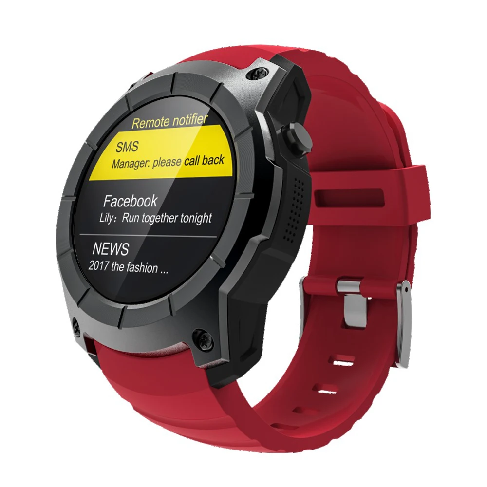 

Multi-functional 1.3'' Color Screen BT 4.0+3.0 Sports Fitness Pedometer Watch Bracelet GPS Air Pressure Call Heart Rate Monitor