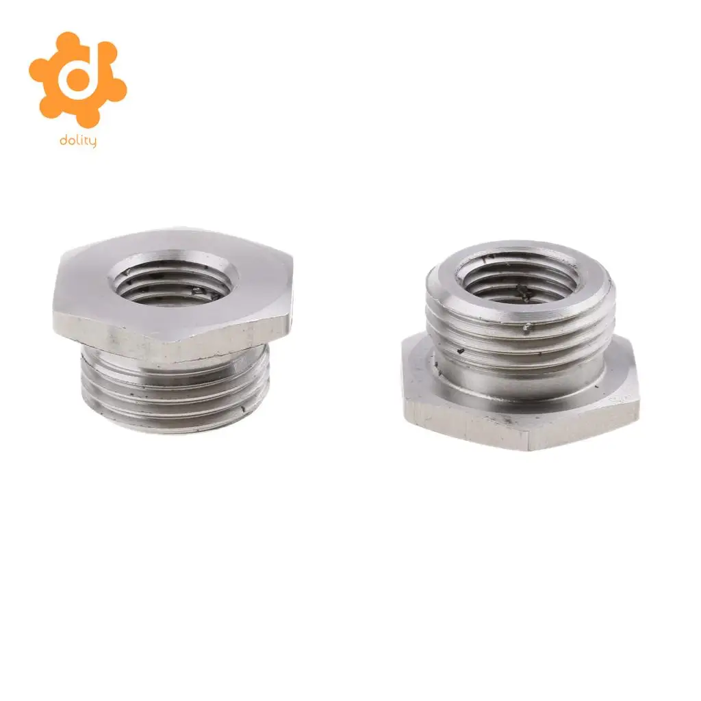 Stainless Steel O2 Sensor Plug Adapter 18mm to 12mm Exhaust Pipe for  