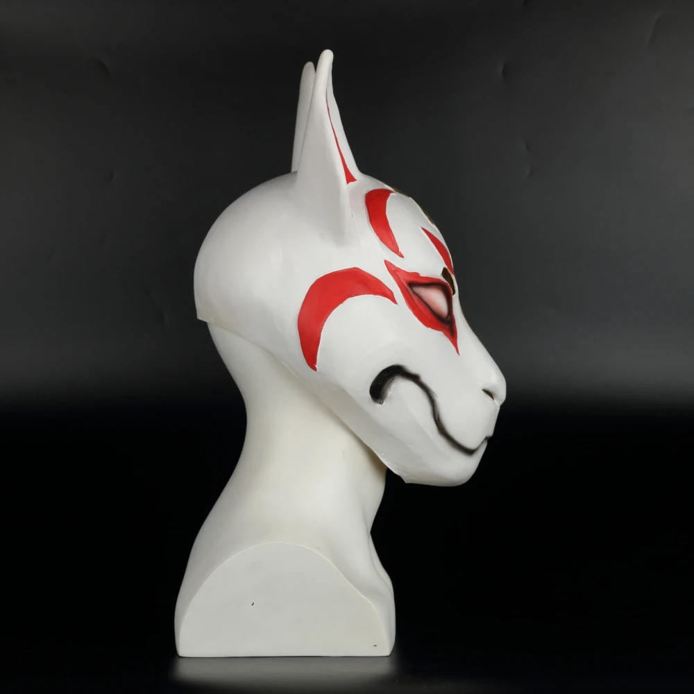 2018 Game Drift Mask Fox kitsune Animal Full Head Mask Adult Unisex Masquerade Helmet Props Party Halloween Fancy Dress (20)