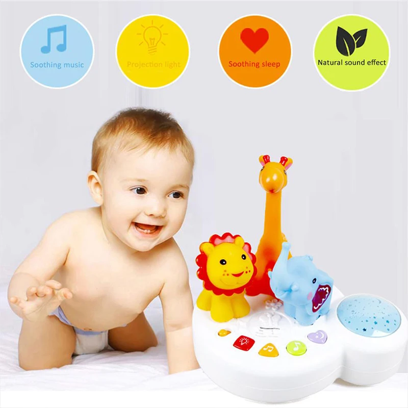 

Projection Toys Zoo Music Sing Song Calm Sleep Cool Multi-Functional Cultivate Interest Projection Intelligent LED Colours
