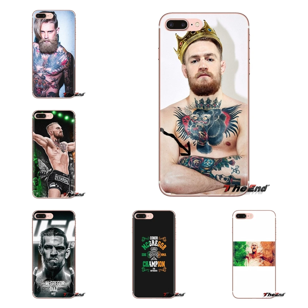 Прозрачные мягкие чехлы для телефона conor mcgregor Amazing Men iPod Touch Apple iPhone 4 4S 5 5S SE 5C 6 6S 7 8 X XR