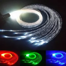 Блеск 500 м/рулон PMMA 0,75 мм* 3 шт. точка вспышки пластиковые волоконно-оптические Кабельное освещение пластмассовый тюбик водопад сенсорные f/DIY освещение Декор