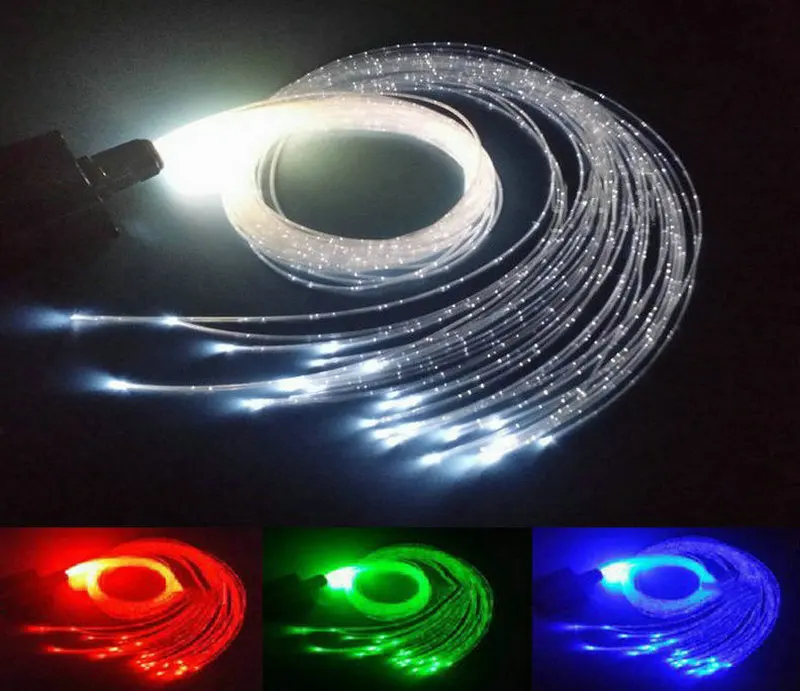 Sparkle 500m/roll PMMA 0.75mm*3pcs flash point Plastic Fiber Optic