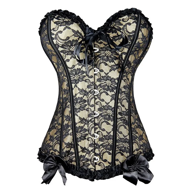 Lace overbust corset (6)