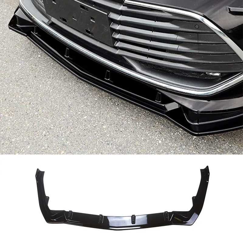 

Loyalty for Toyota Avalon 2019 High Quality 3pcs/Set ABS Paint Car Front Bumper Spoiler Lip Auto Car Front Bumper Diffuser Cover