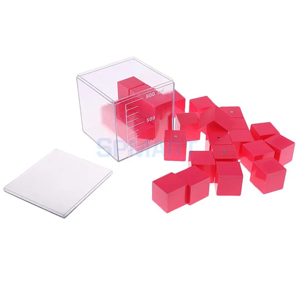 Kids Volume Unit Learning Teaching Aid for Primary School Mathematic Toy Gift