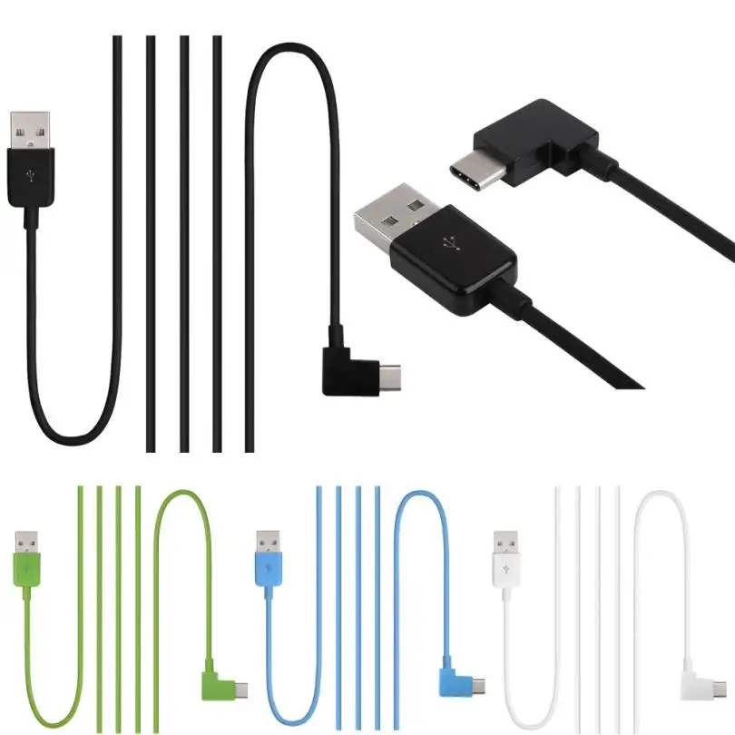 C2 1 м 90 градусов кабель USB 3,0(Тип) мужчина к USB 3,1 C(Тип C) Мужской Угол синхронизации и зарядки адаптер конвертер кабель для передачи данных Шнур#3
