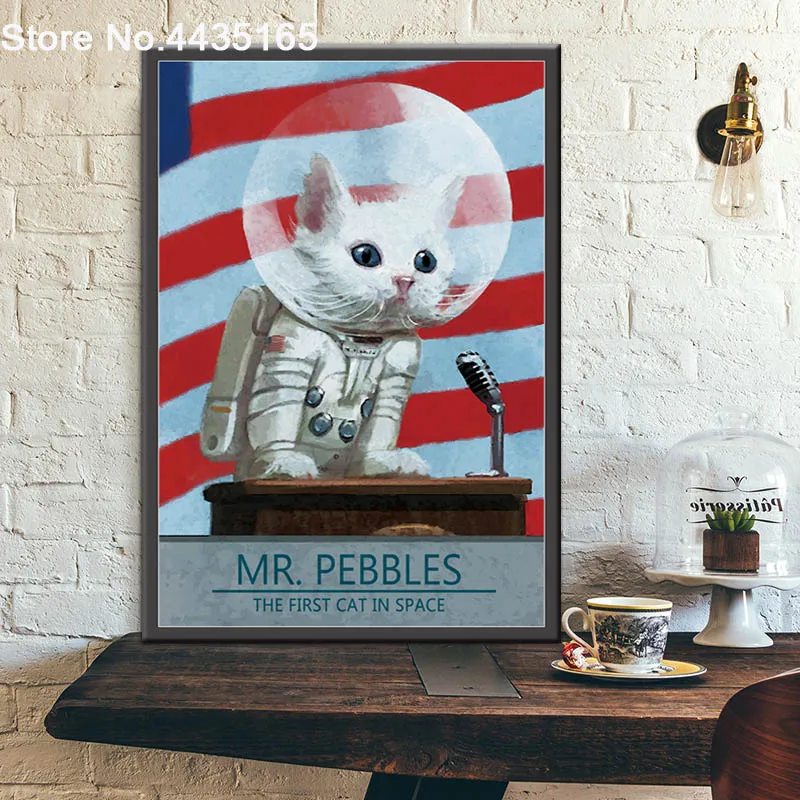 Fallout видео игры плакат мистер галька кошка плакаты и принты стены искусства холст картина Детская комната декоративный домашний декор