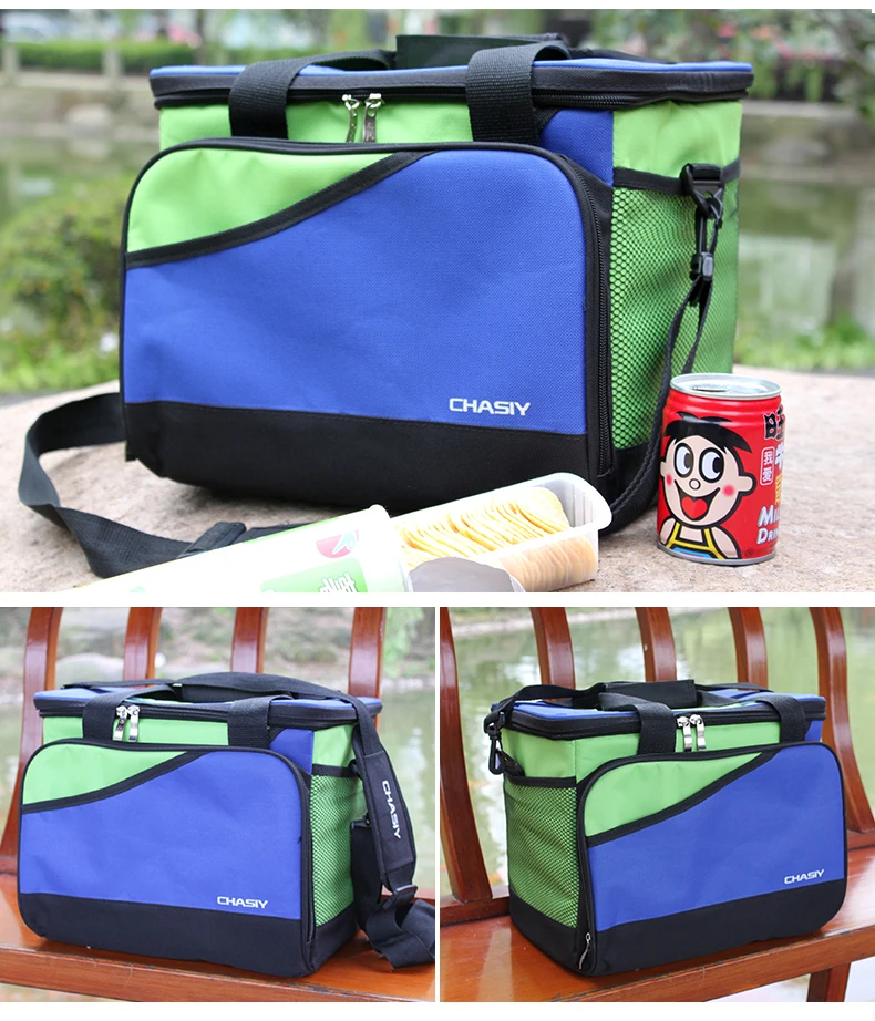 Insulation Cooler Bag Thermal Food Cans Storage Picnic Lunch Shoulder Tote Waterproof Box Cars Bags Pack (10)