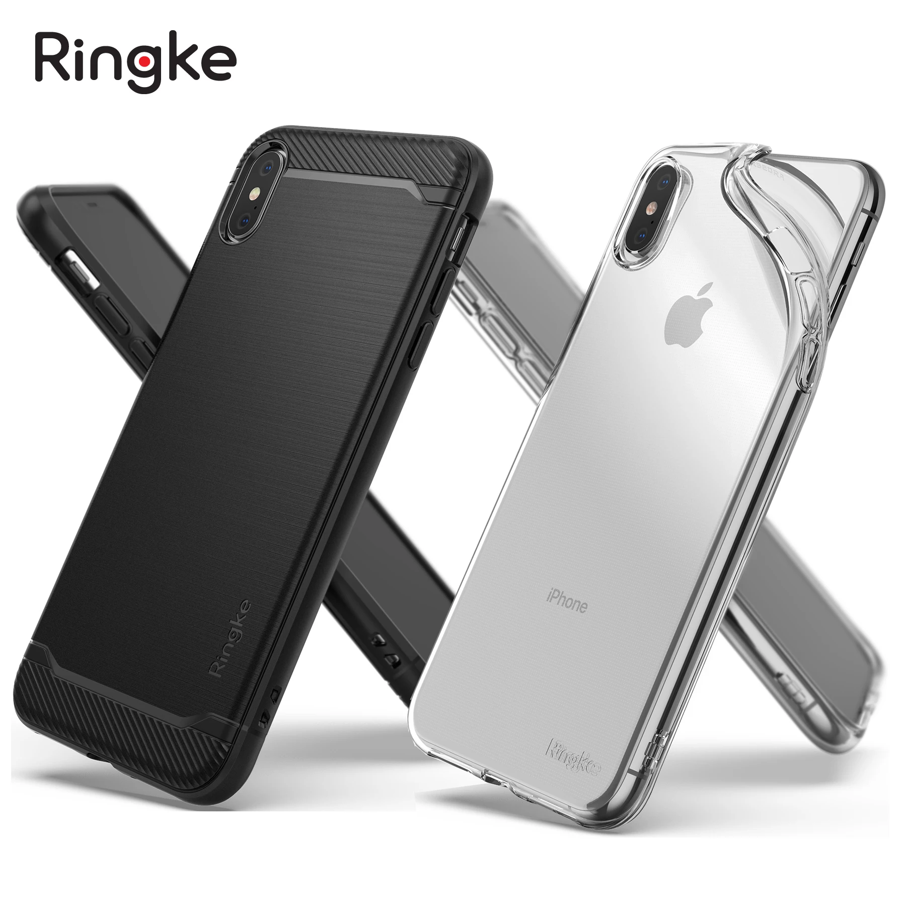100% Оригинальные Rearth Ringke Onyx/Ringke Air гибкие Прочные мягкие ТПУ чехлы для iPhone XS Max/XS/XR |