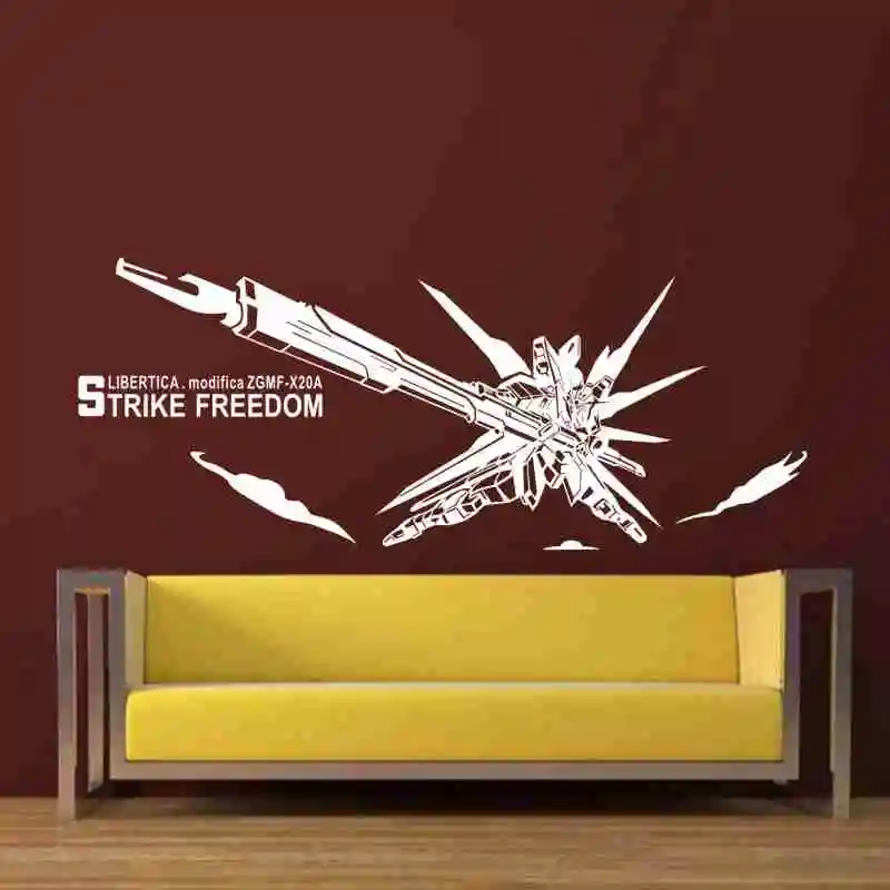 Настенная Наклейка GUNDAM Виниловая наклейка на стену Декор домашнее декоративное