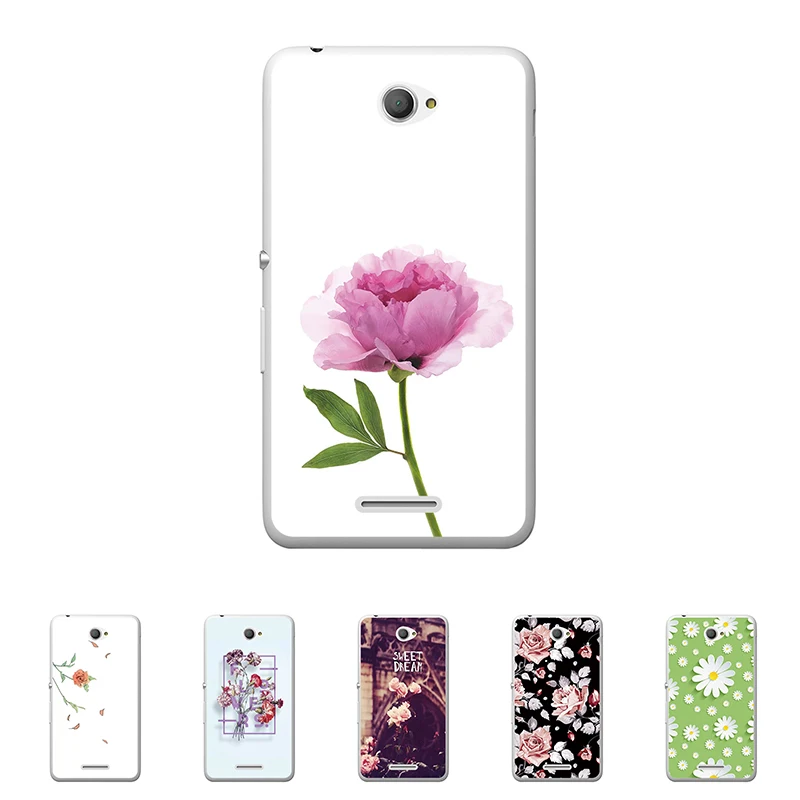

For Sony Xperia E4 E2115 E2105 5.0 inch Hard Plastic Case Mobile Phone Cover Bag Cellphone Housing Shell Skin Mask DIY Customize