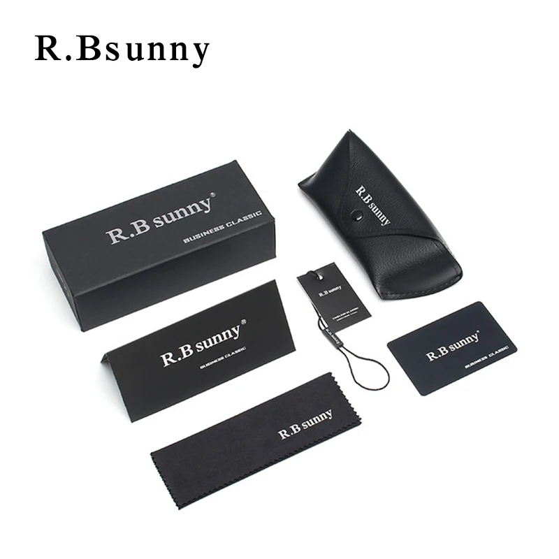 R. Bsunny 2018 Новые квадратные мужские поляризованные солнцезащитные очки черная