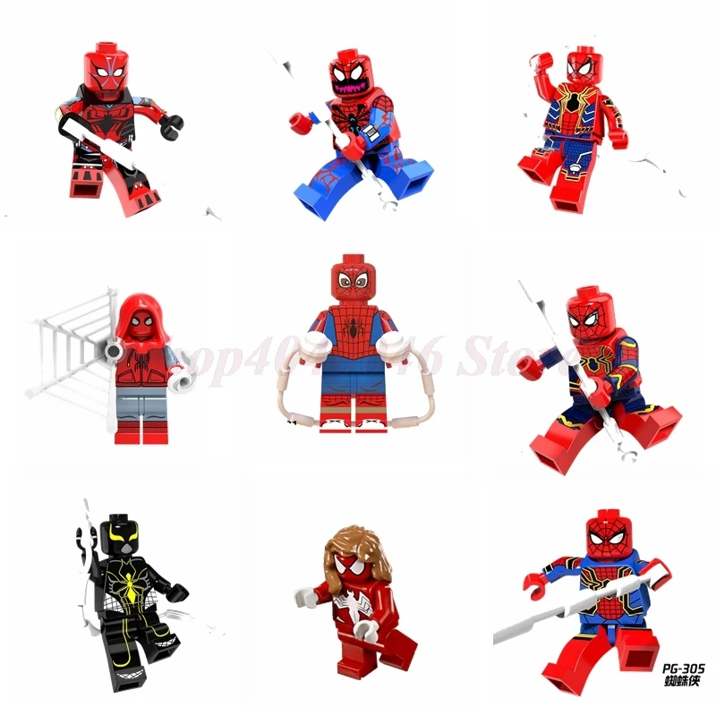 

Legoing Marvel Figures Action Spiderman Marveled Movies Series Building Block Kids Toy Compatible Legoings Figurine In Block