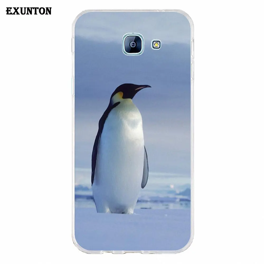 Lovely Penguin Vinyl TPU Design For Galaxy Alpha Core Note 2 3 4 S2 A10 A20 A20E A30 A40 A50 A60 A70 M10 M20 M30 - Цвет: as picture