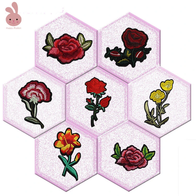 1piece Flower Patches Iron On Patches For Clothing DIY