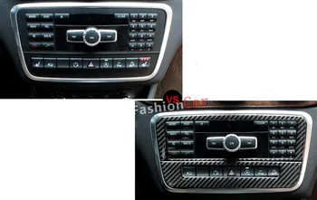 

For Benz GLA X156 2014 2015 2016 Interior Middle Console Surround Trim Cover Carbon fiber