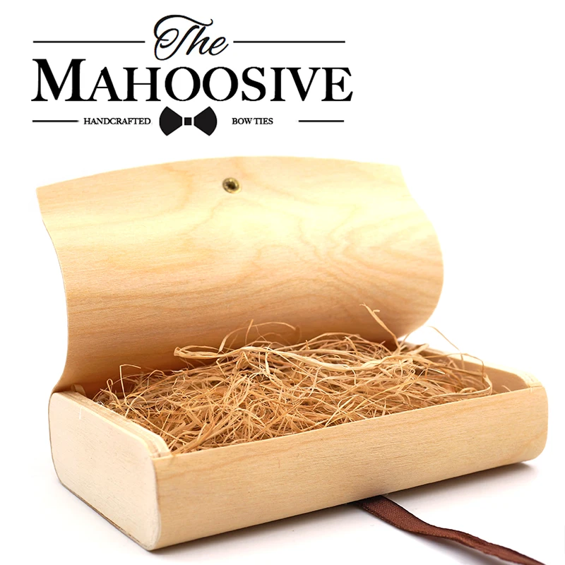 Mahoosive галстуки-бабочки деревянные коробки Органайзер из натурального дерева коробки с крышкой золотой замок деревянные коробки для подарков caja madera деревянные коробки