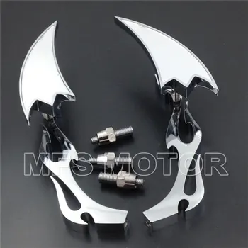 

Motorcycle Part CHROME Alloy Arrow Custom Mirror For Kawasaki Ninja All year model
