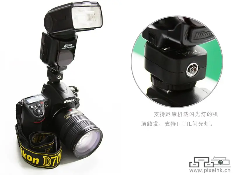 Pixel TF 322 TTL ПК Порты и разъёмы Переходник внешней вспышки типа горячий башмак с