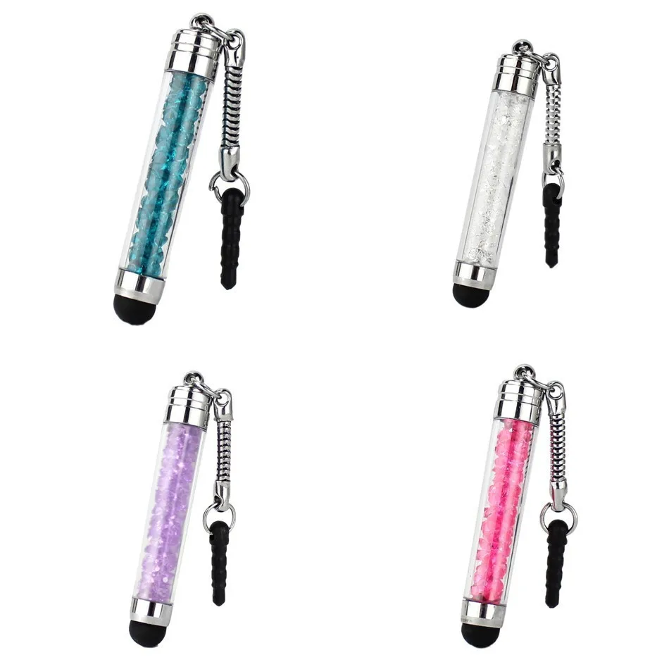 portable diamond crystal iPad and other equipment screen scratch resistant colour touch pen(9white packs) | Электроника