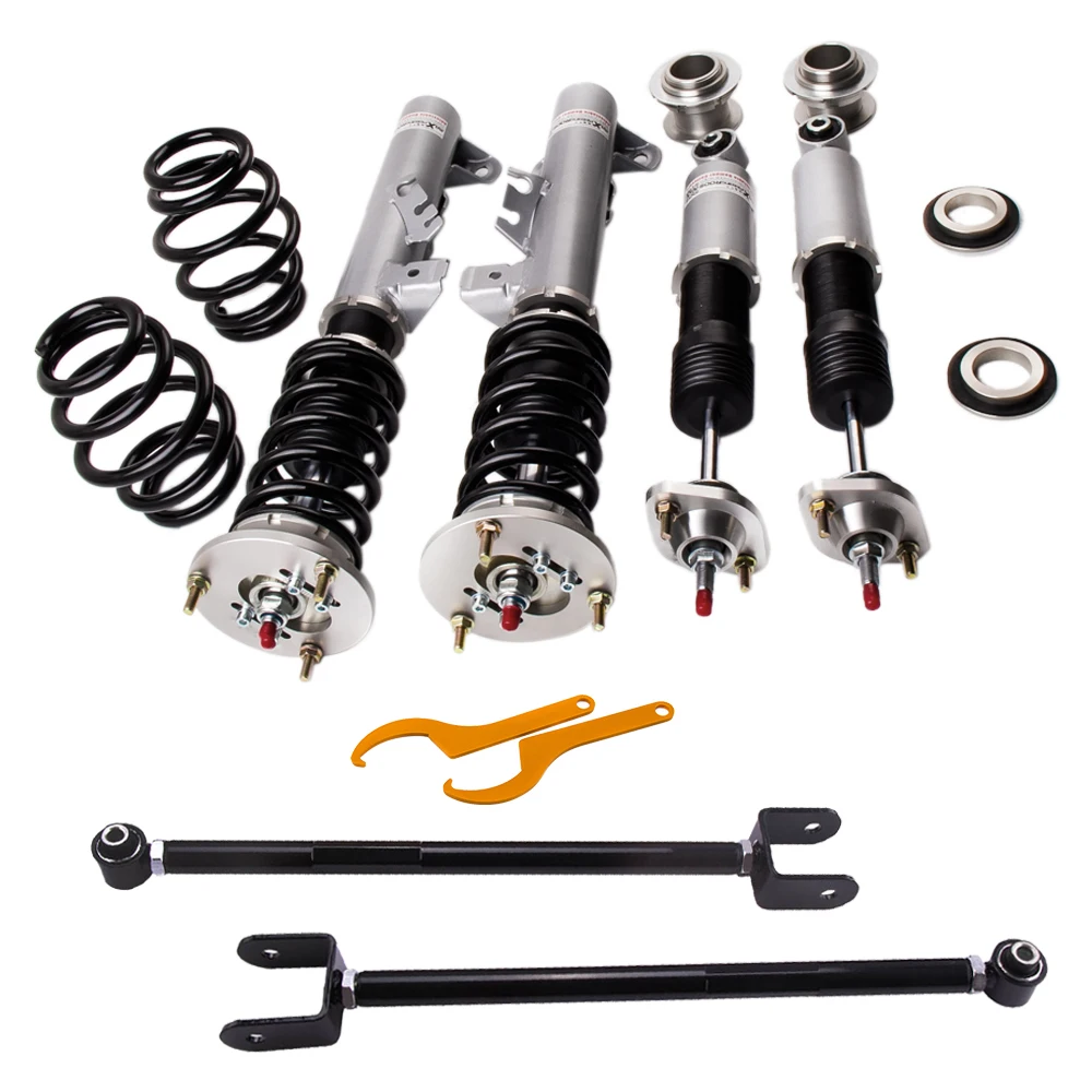 

Coilover Shock strut Kit for BMW E36 3 Series M3 Coupe Saloon Estate Coilovers Spring 24way Damper Suspension + Rocker Bar Arm