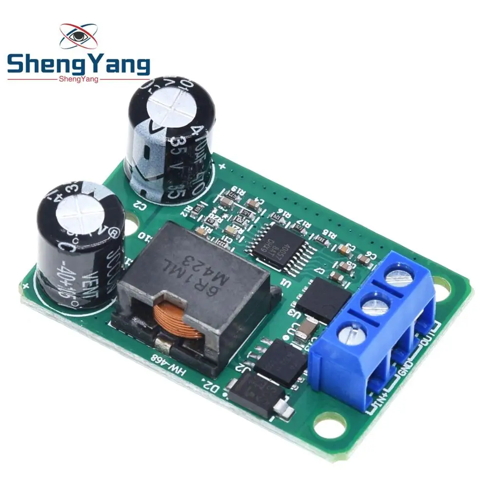 

ShengYang 1pcs 24V/12V To 5V/5A 25W DC-DC Buck Step Down Power Supply Module Synchronous Rectification Power Converter