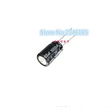 

10PCS Higt quality 25V1000UF 10*17mm 1000UF 25V 17*10 Electrolytic capacitor