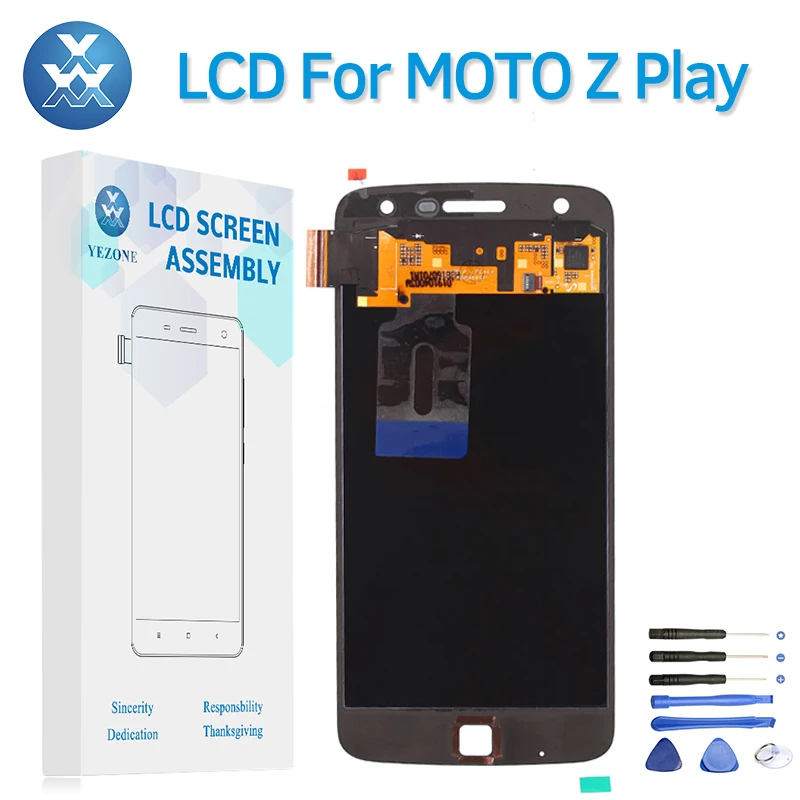 Для Motorola Moto Z Play Droid xt1635 Экран ЖК-дисплей Touch XT1635-02 XT1635-01 Дисплей сенсорный экран с