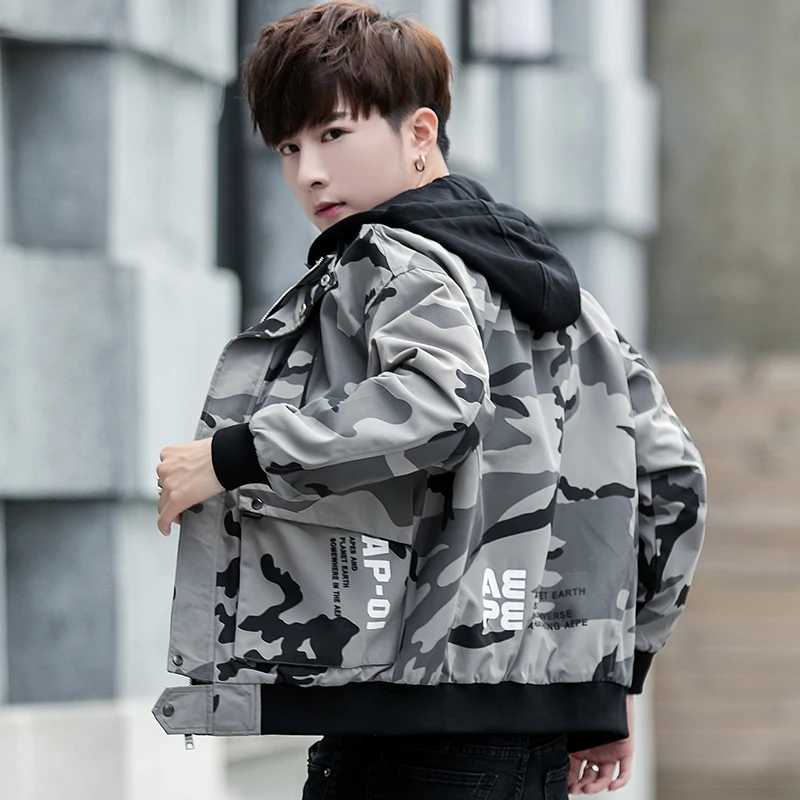 2019 new spring men military jacket wind bomber mens jackets and coats Drop Shipping ABZ232