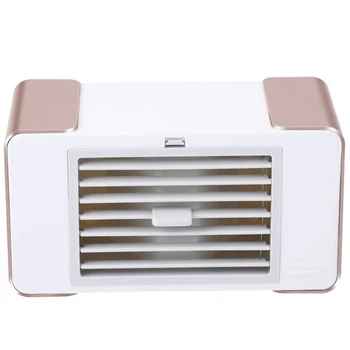

Usb Mini Fan Led Portable Air Conditioner Desktop Air Cooler Fan Summer Cooler With Usb Table Lamp