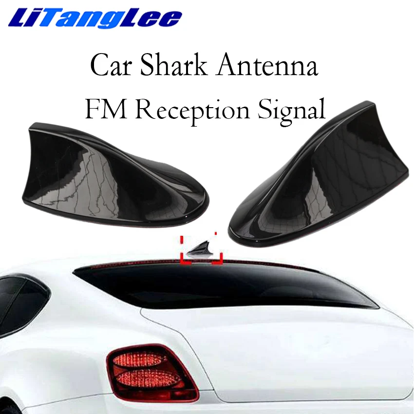 

Litanglee Прокат плавник акулы антенны внешней отделки автомобилей для укладки крыши FM сигнала для Тесла P85 автомобиля радио антенны