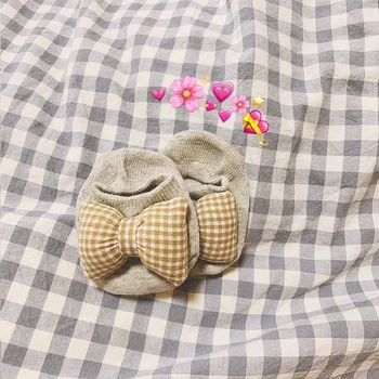 

Cute Big Bowknot Baby Socks Floor Non-slip 100% Cotton Newborn Socks Baby Girls Boys Soft Warm Infant Baby Boots Sock
