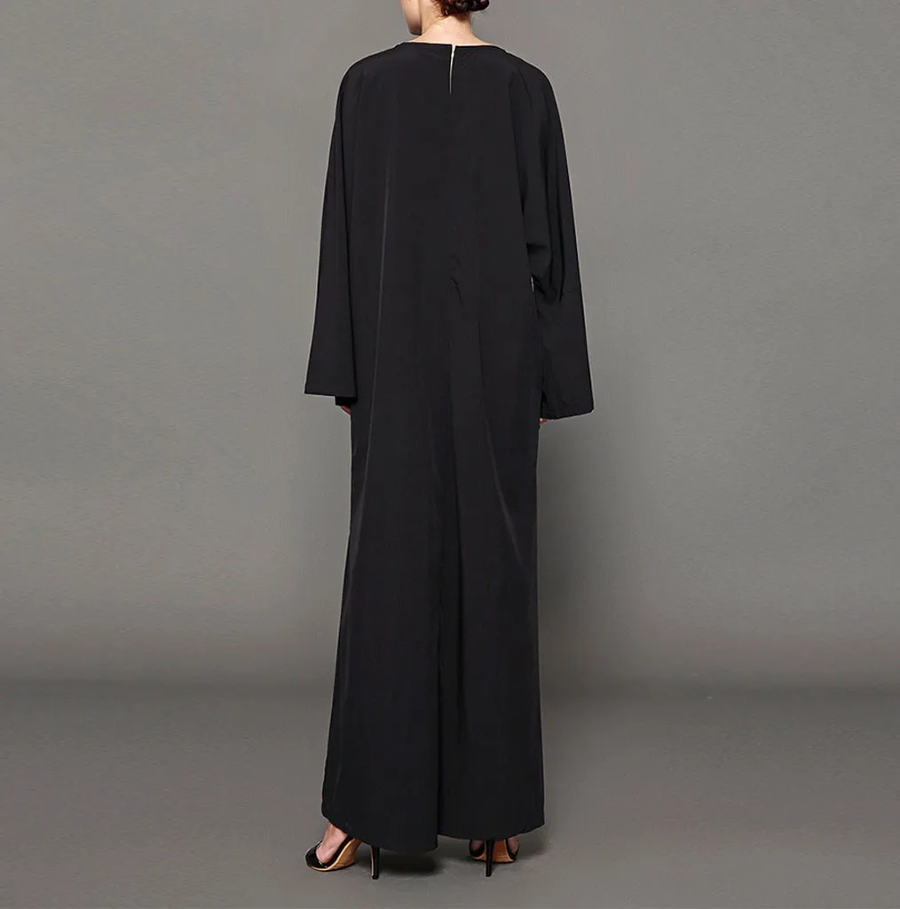 Абая для женщин мусульманская длинная абайя красивые мусульманские платья Ближний Восток длинное платье Ближний Восток Бандажное платье Макси Кафтан T521