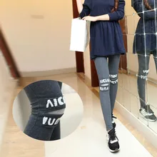 Spring New Female Slim Cotton leggings,Letter Printing Outer Wear Leggings Women Feet Pants Ankle-length Leggings Pants TT533