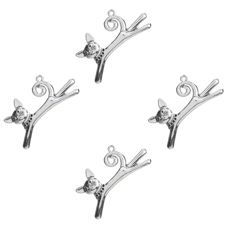 10-pcs-Chat-Charmes-Lot-Bracelet-Collier-Ras-Du-Cou-Pendentif-Mignon-Charmes-Des-Animaux-Pour (2)