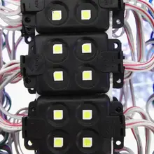 Впрыска светодиодный модуль водонепроницаемый SMD5050 4led, один цвет, теплый белый, холодный белый, красный, зеленый, синий, желтый