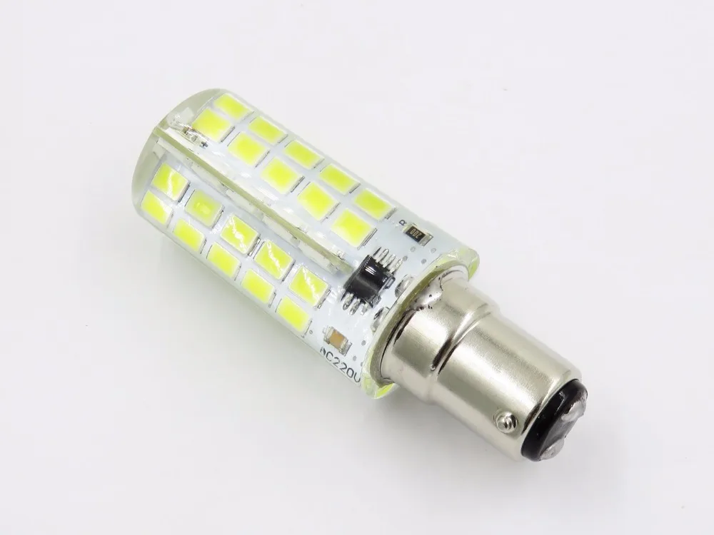 

BA15D 5730SMD LED Bulb, 80Leds Led Con Silicone Lamp ,Dimmable Super Bright Spot lighting Crystal Chandelier lighting AC110/220V