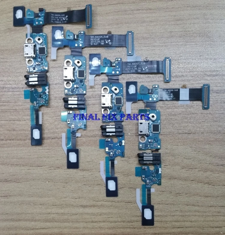 

10 PCS/Lot Original For Samsung Galaxy Note 5 N920F N920A/T/V/P/R4 USB Charging Port Dock Connector Flex Cable Repair Parts