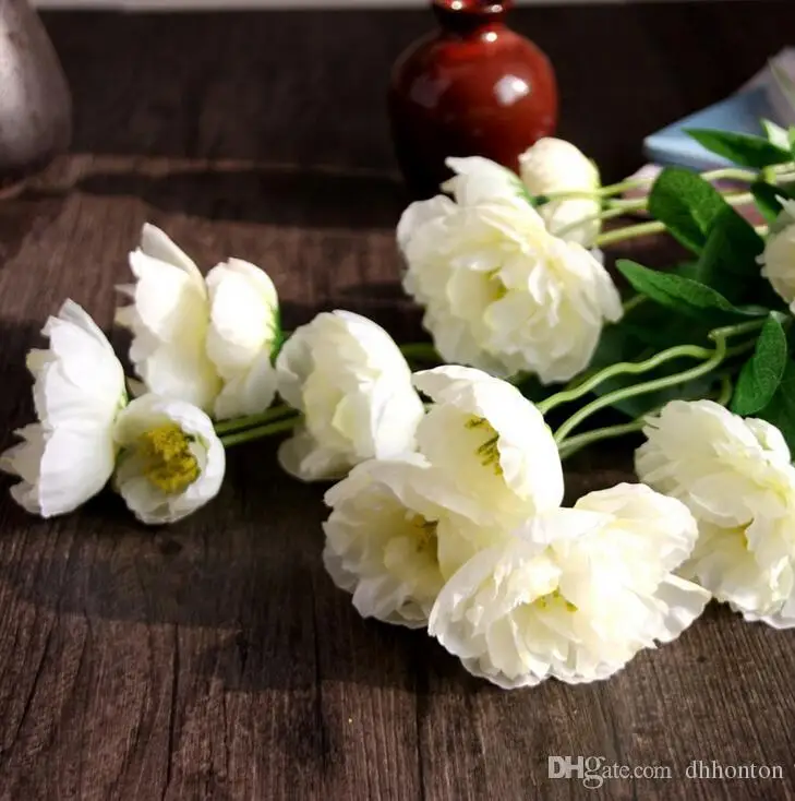 Poppy искусственный цветок Somnus завод латекс с цветами для украшения дома poppy Flower brouch