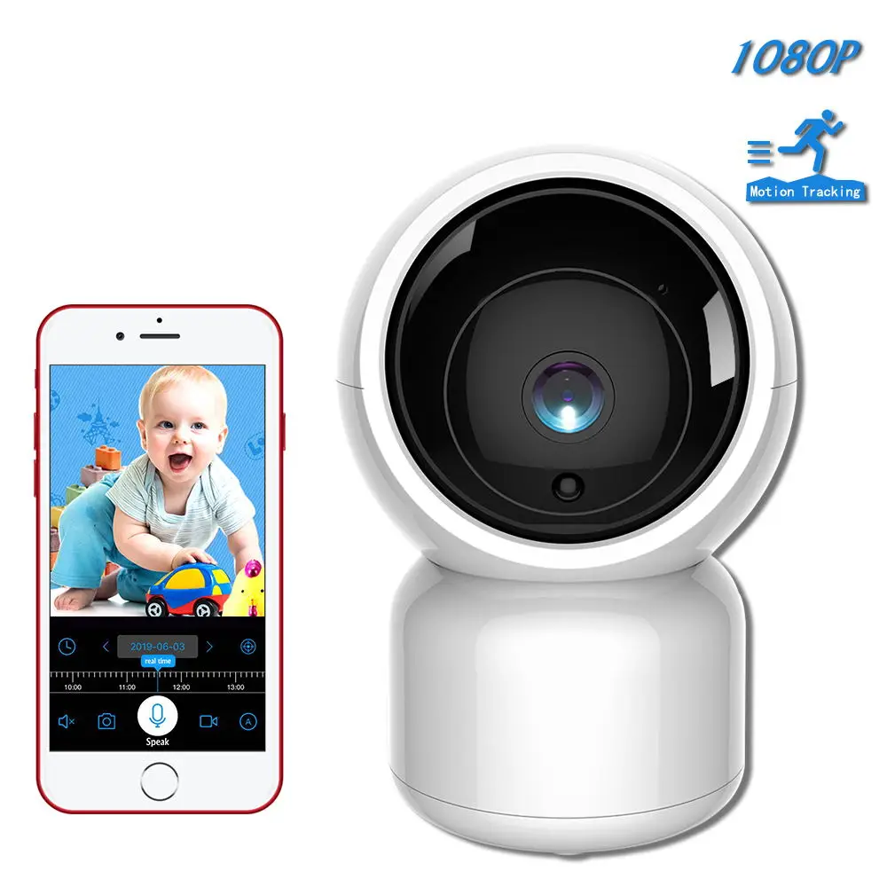 

Video Baby Monitor With Camera 1080P HD WiFi IP Camera Wireless Two Way Audio Alarm Night Vision Baby Nanny Security Babyphone