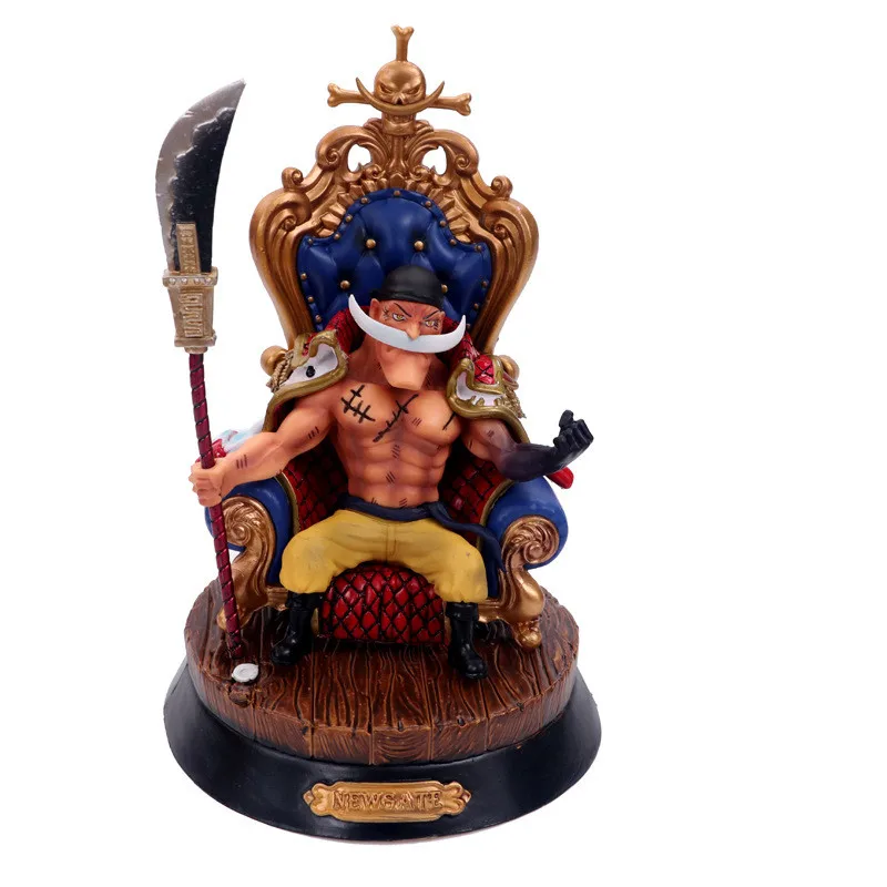 

One Piece Edward Newgate White Beard Q Sitting Hero Tombstone Ver. PVC Figure Luffy Fighter Collectible Model Toy 23cm