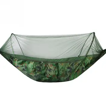 

Double / Single Portable Camping Travel Hammock Hanging Bed with Mosquito Net