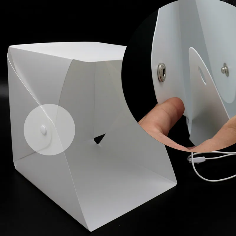 Lightbox portatile Mini softbox LED Photo Studio Pieghevole Light box